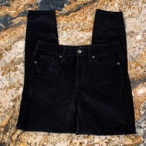 Universal Thread Black Velvet Skinny Jeans